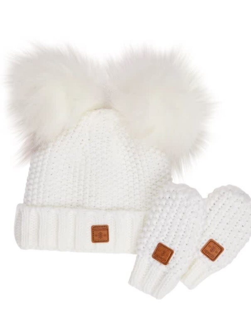 Kombi Adorable Knit Hat & Mitt Infant Set