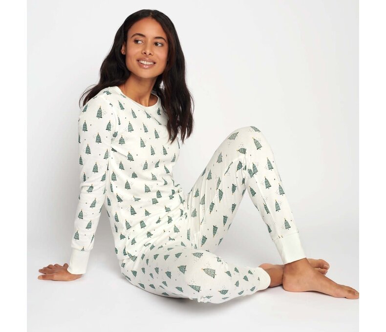 Womens Festive Tree PJ Set