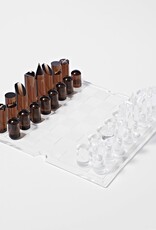 Sunny Life Lucite Chess & Checkers