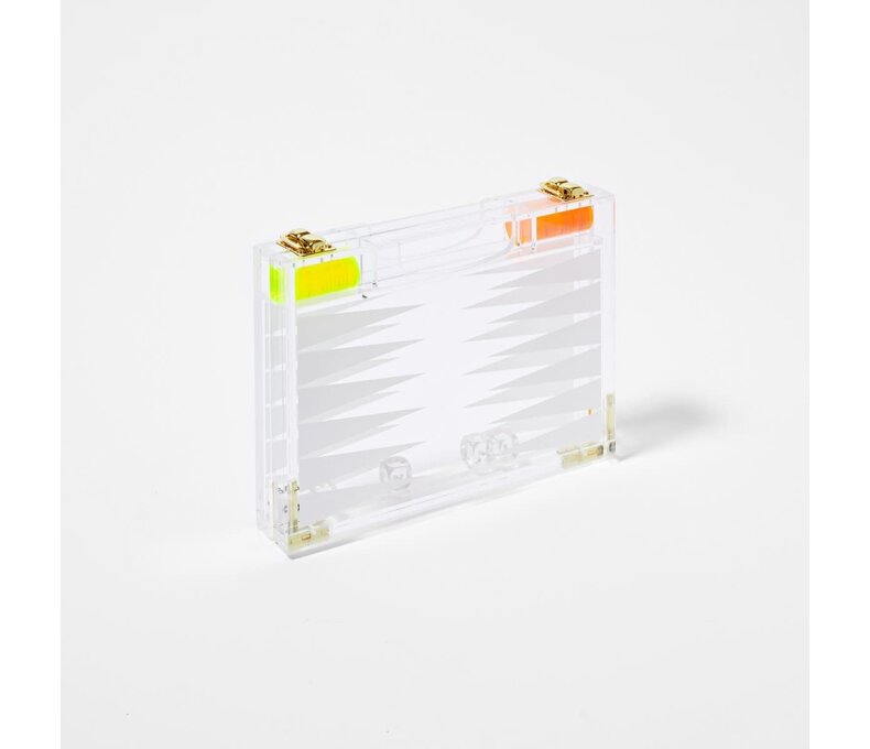 Mini Lucite Backgammon