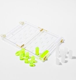 Sunny Life Mini Lucite Chess & Checkers