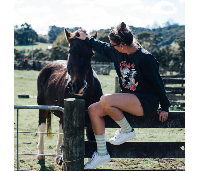 Womens Merino Wool Crew Socks