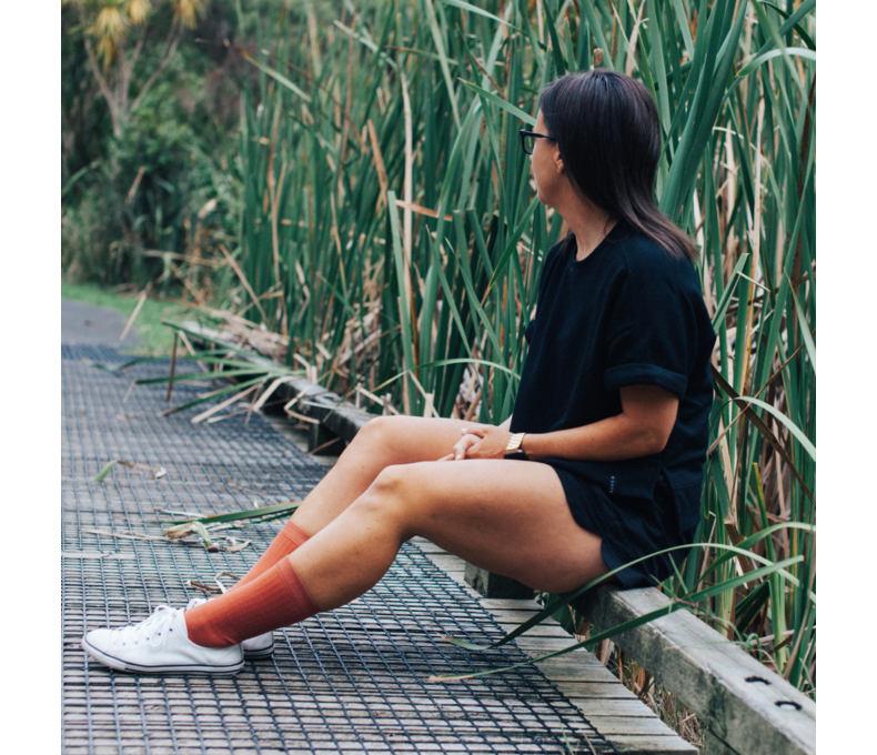 Womens Merino Wool Crew Socks