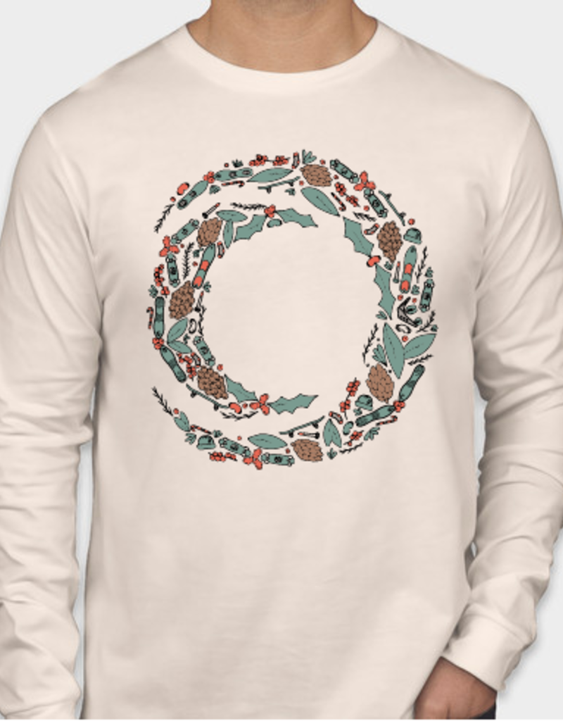 The Circle Circle Wreath Long Sleeve Tee