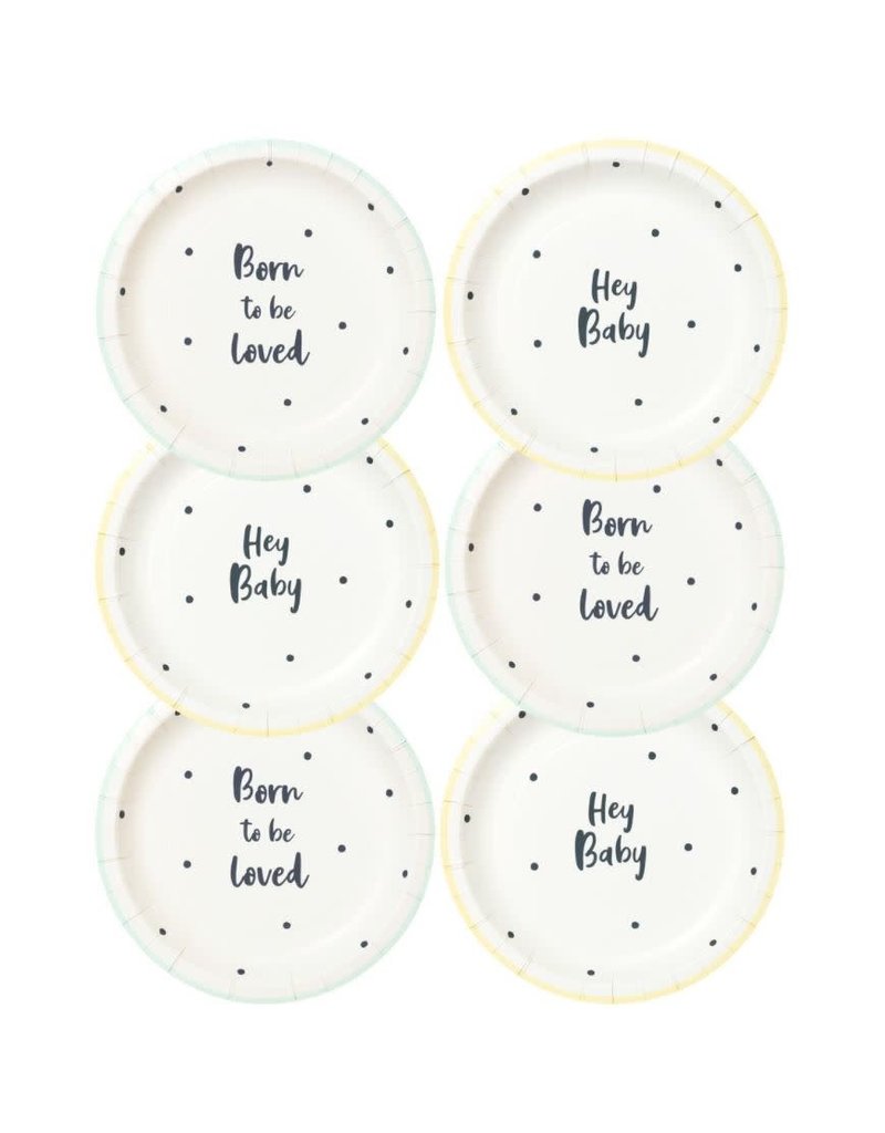 Talking Tables Born To Be Loved Plate