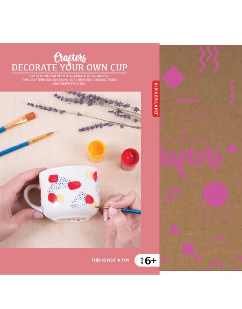 Kikkerland Decorate Your Own Cup Kit The Circle & The Circle Kids