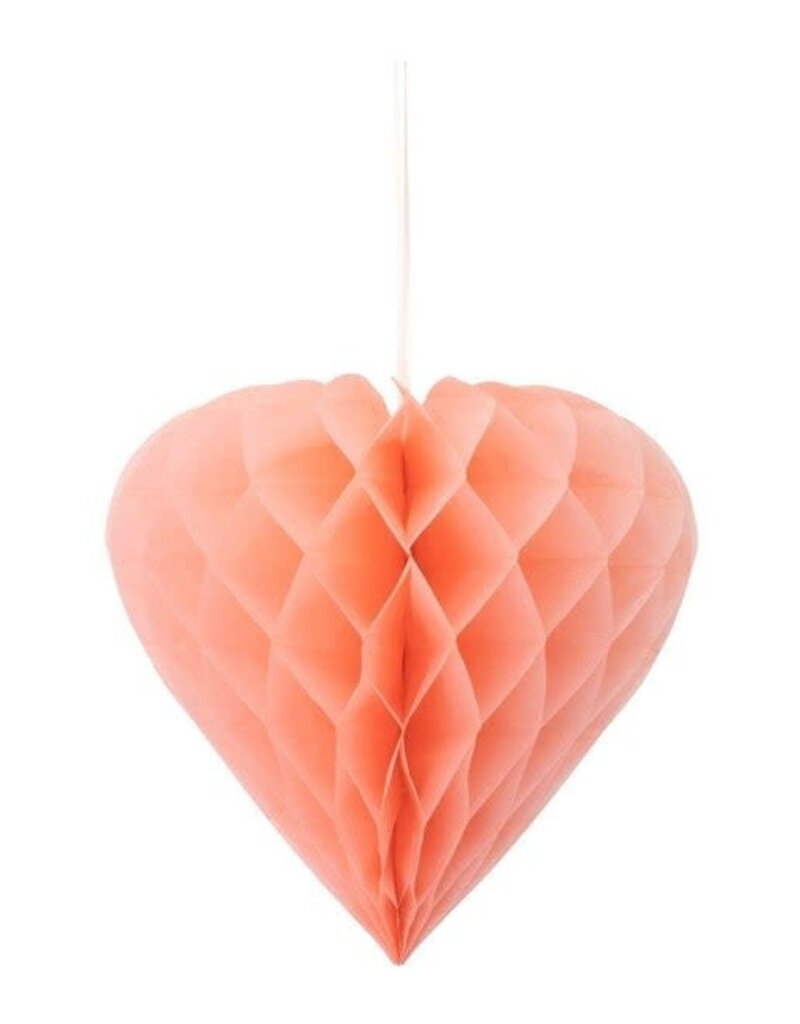 Meri Meri Heart Honeycomb Decorations