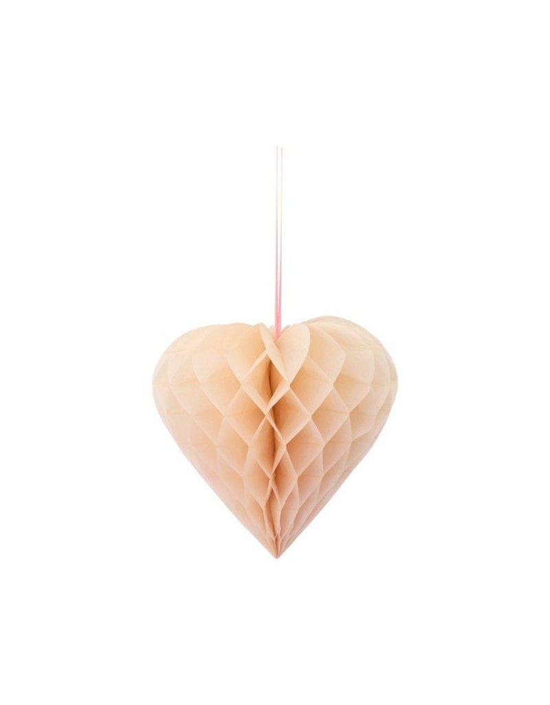 Meri Meri Heart Honeycomb Decorations