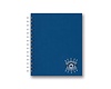Embroidered Tabbed Spiral Notebook
