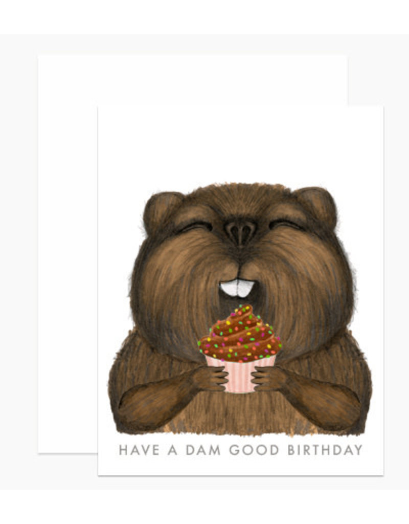 Dear Hancock Birthday Beaver Card