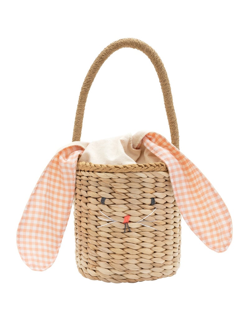 Meri Meri Gingham Bunny Straw Bag The Circle The Circle Kids