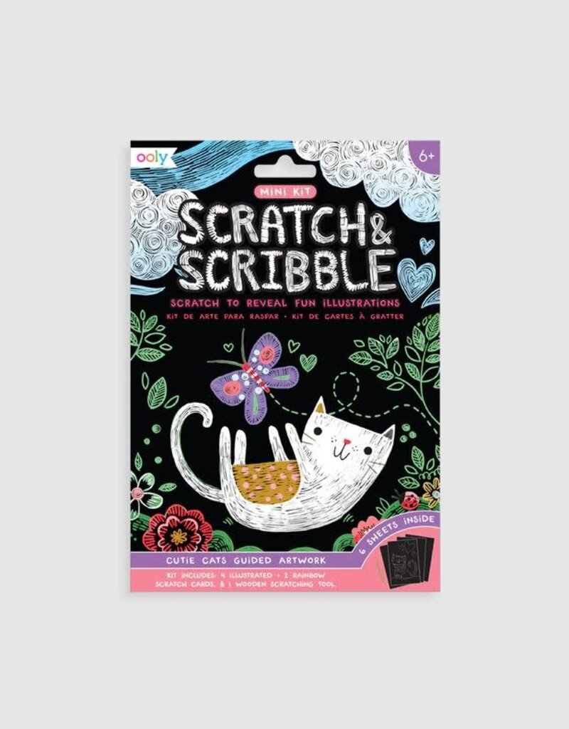 Ooly Mini Scratch and Scribble Art Kit