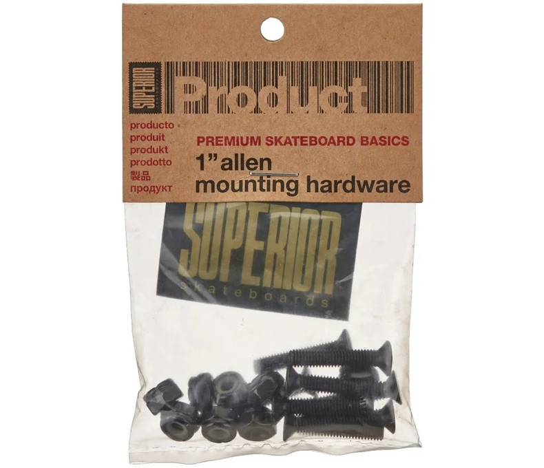Superior hardware pack for skateboard