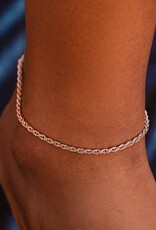 Pura Vida Bracelets Twisted Rope Chain Anklet