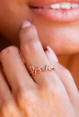 Pura Vida Bracelets Love Wire Wrap Ring