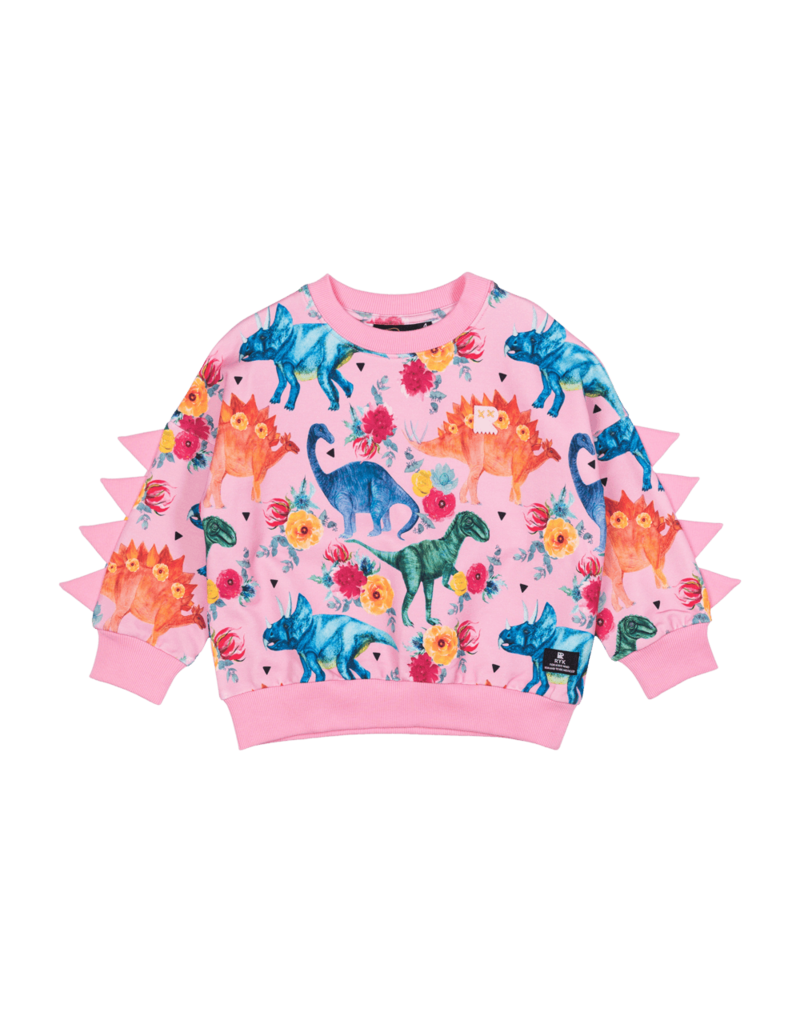Rock Your Baby Dino Floral Sweatshirt