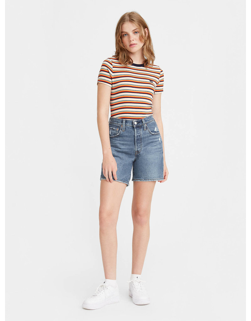 Levis 501 Mid Thigh Denim Shorts 85833 