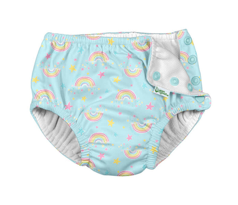 Snap Reusable Absorbent Swimsuit Diaper