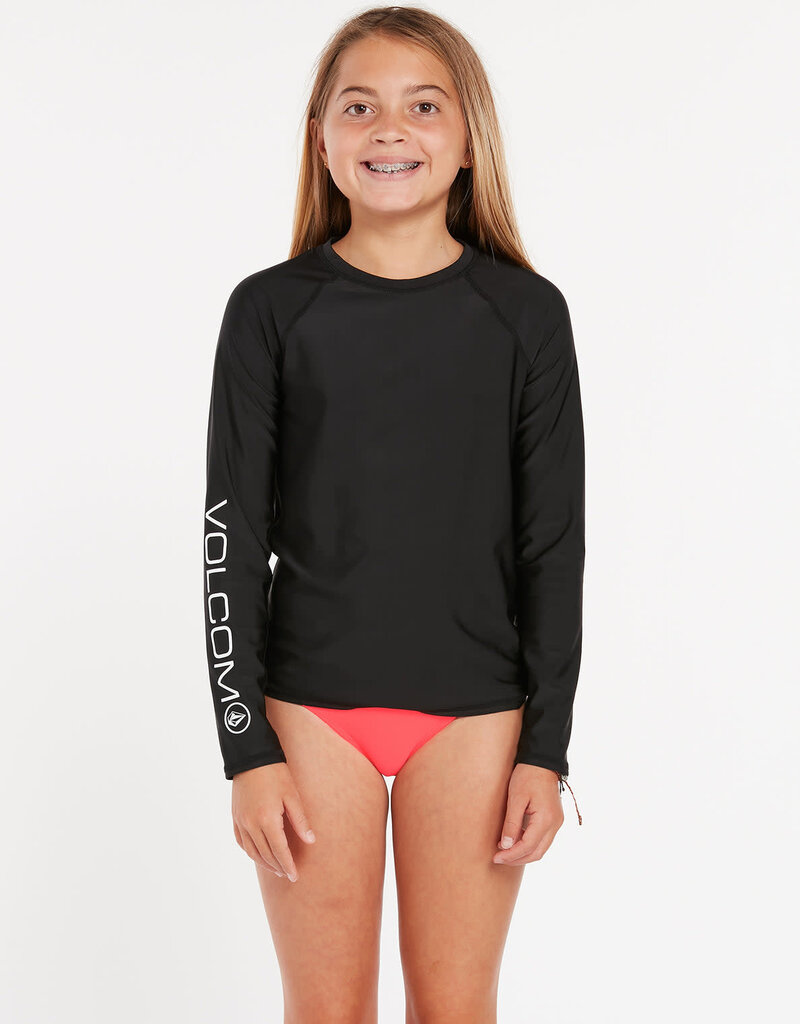 VOLCOM Big Girls Simply Core Rashguard