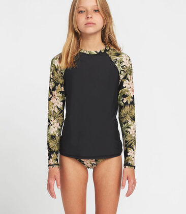 Big Girls Midnight Tropic Rashguard