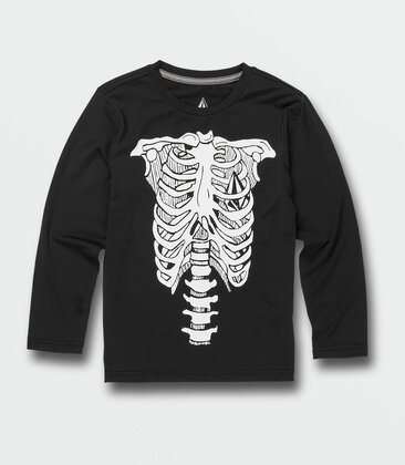 Little Boys Skeleton L/S Rashguard