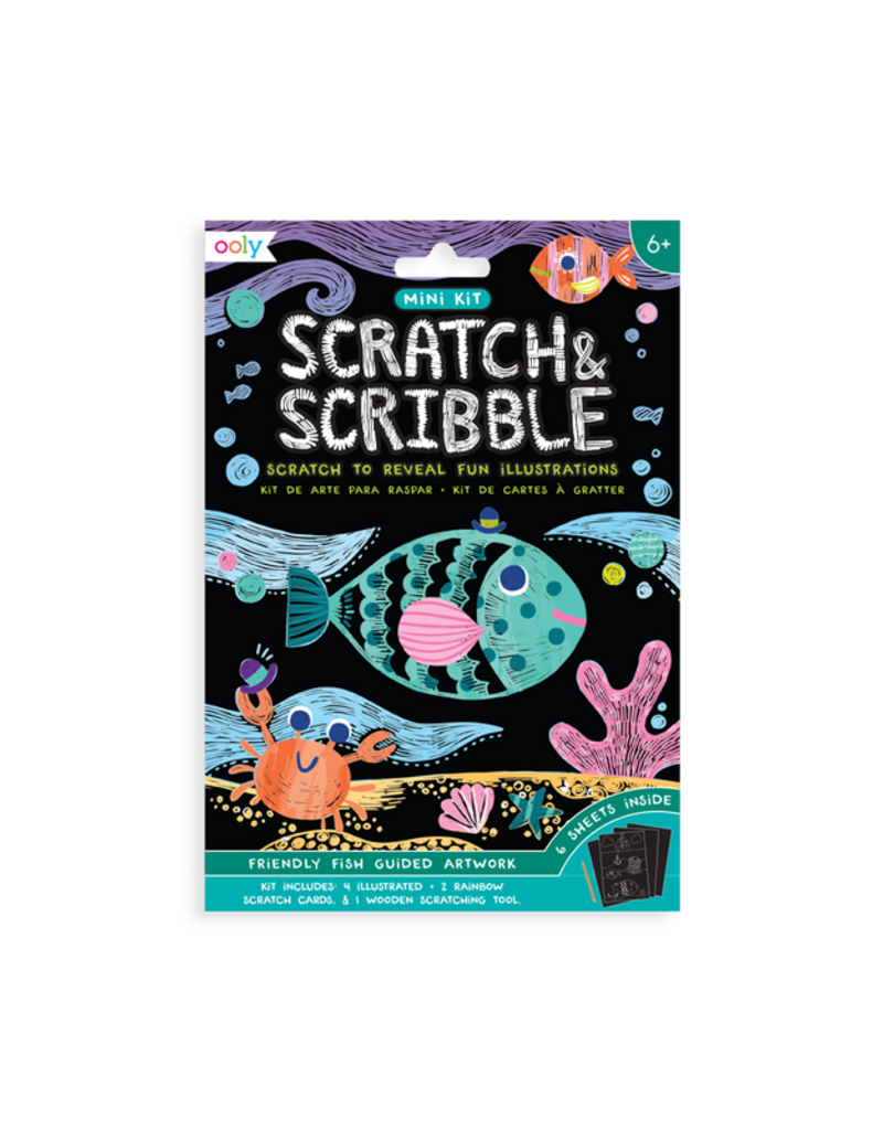 Ooly Mini Scratch and Scribble Art Kit