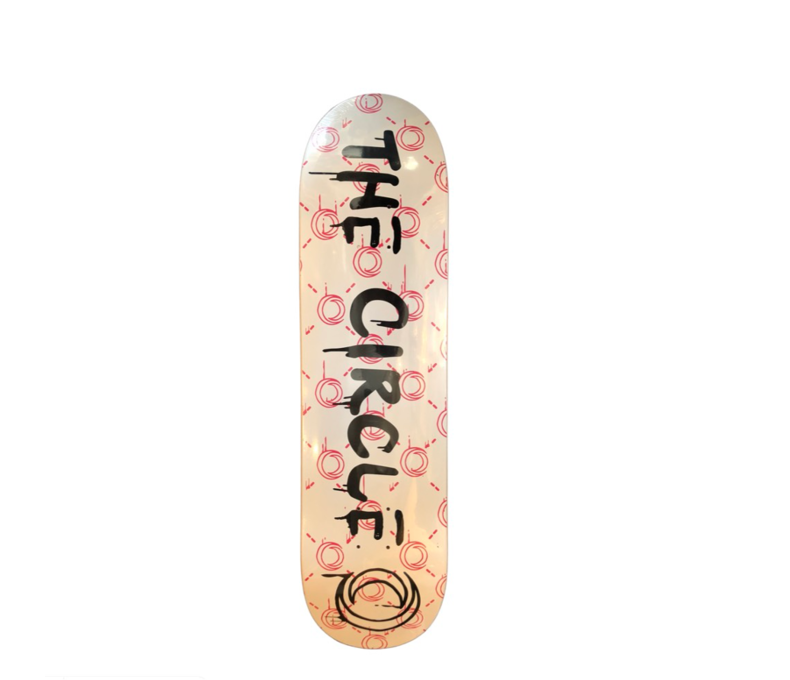 circle skateboard deck