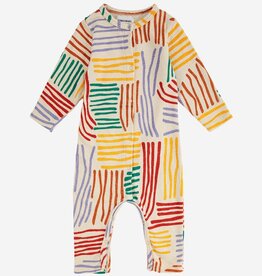 bobo choses Crazy Lines All Over Fleece Overall