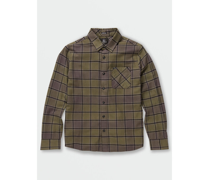 Little Boys Caden Plaid Long Sleeve Flannel