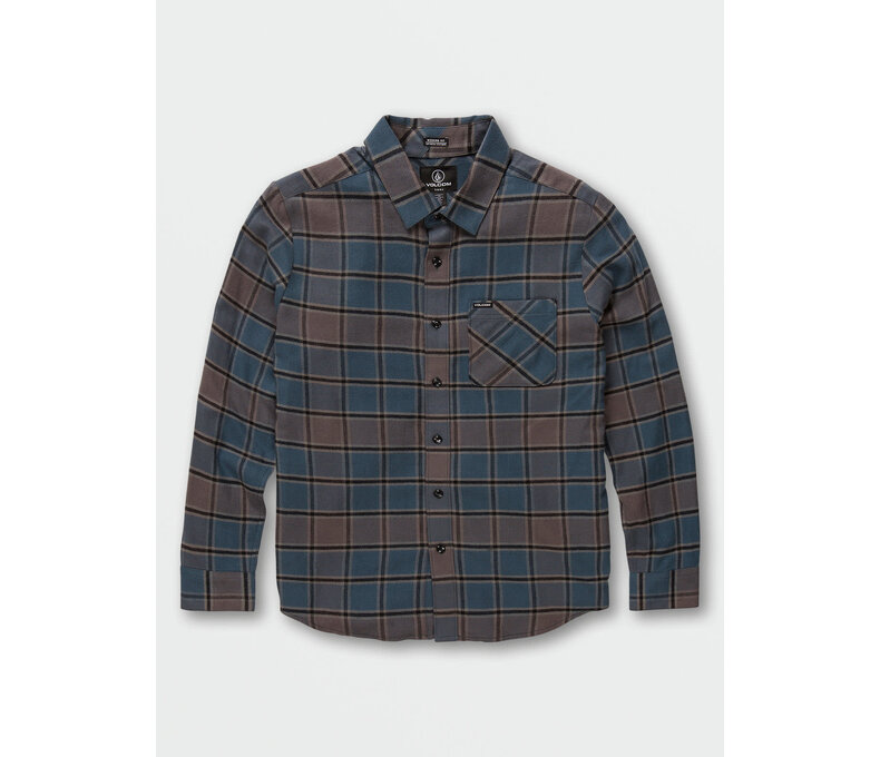 Little Boys Caden Plaid Long Sleeve Flannel