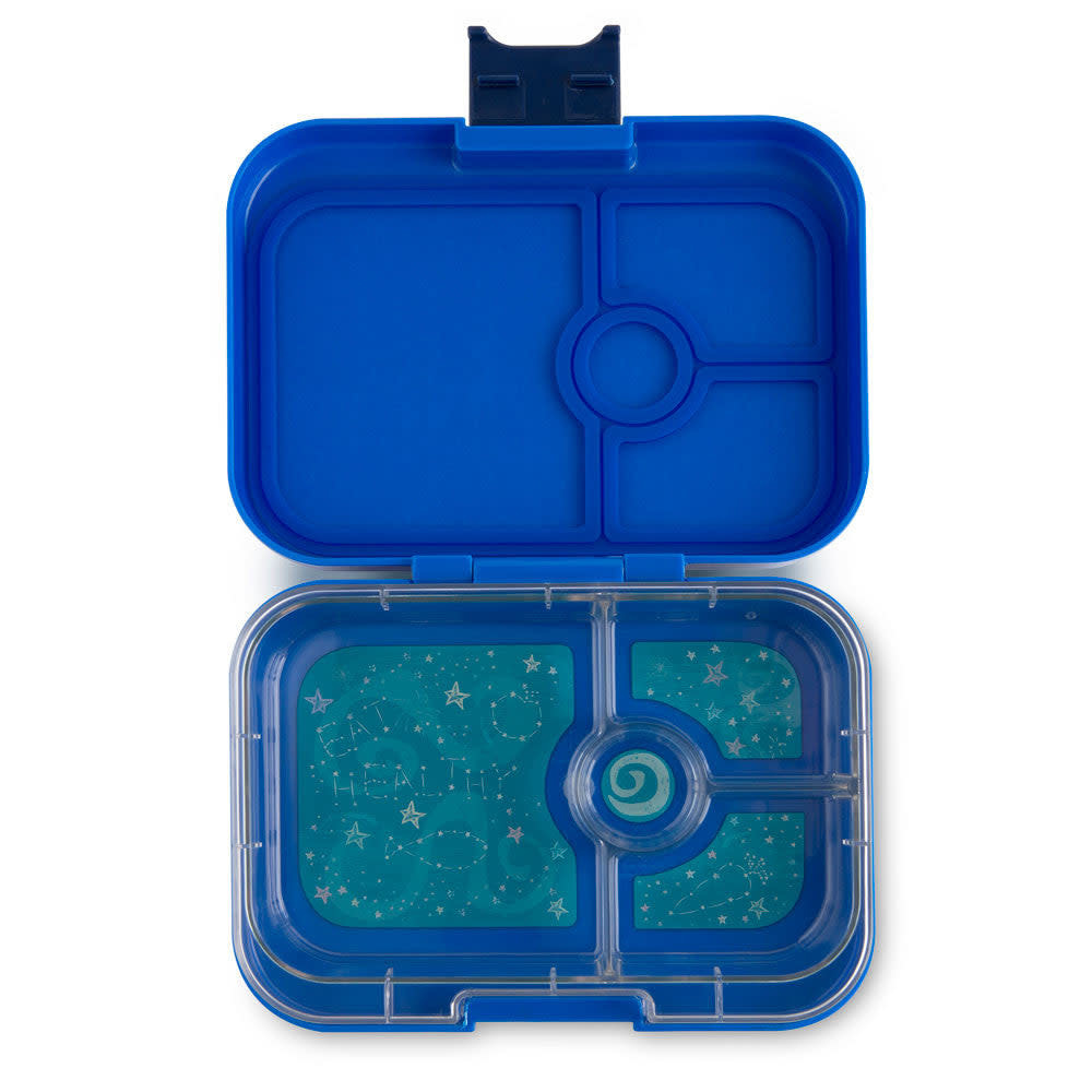 Yumbox Panino 4 Compartment Lunchbox in Tropical Aqua Panther