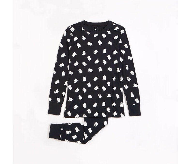 Ghosts Glow in Dark Print Women's PJ Set