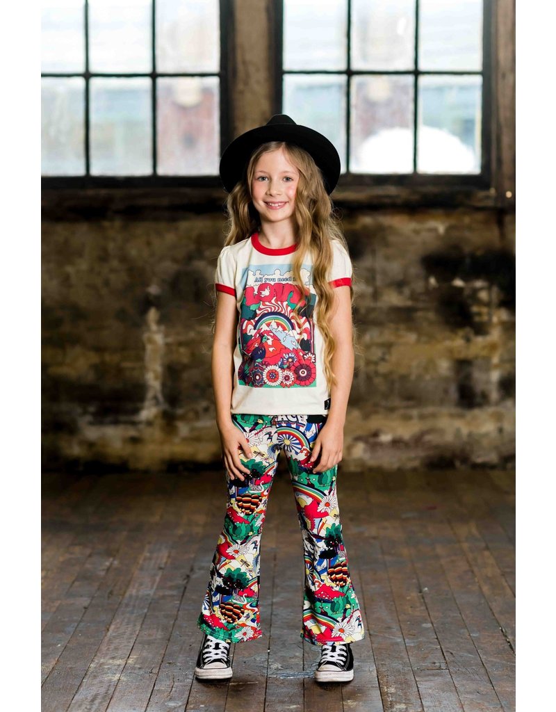 Rock Your Baby All You Need Is Love High Waisted Flares