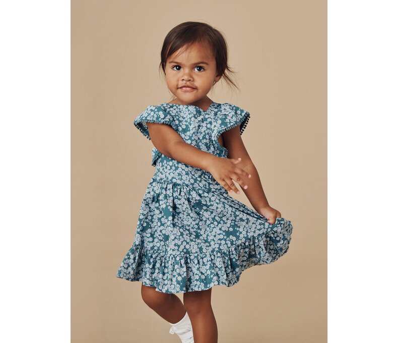 Daisy Ruffle Pinafore Dress