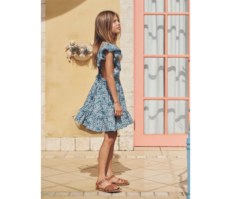 Daisy Ruffle Pinafore Dress