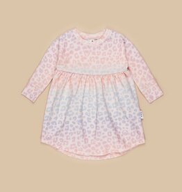 HuxBaby Rainbow Hux Long Sleeve Swirl Dress