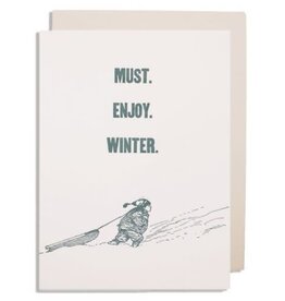 Archivist Must Enjoy Winter Card