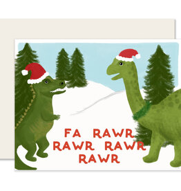 Slightly Fa Rawr Rawr Dinosaur Card