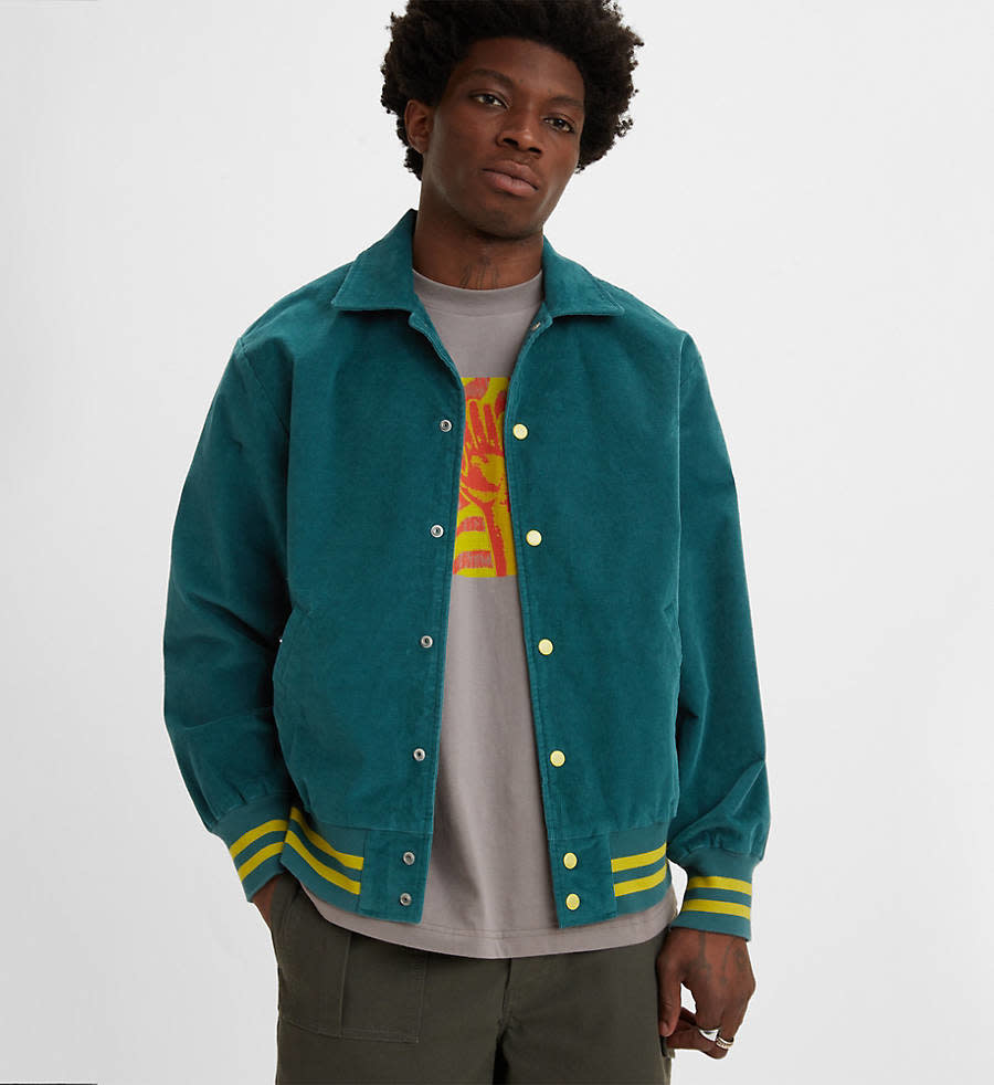 Introducir 59+ imagen levi's letterman jacket - Abzlocal.mx