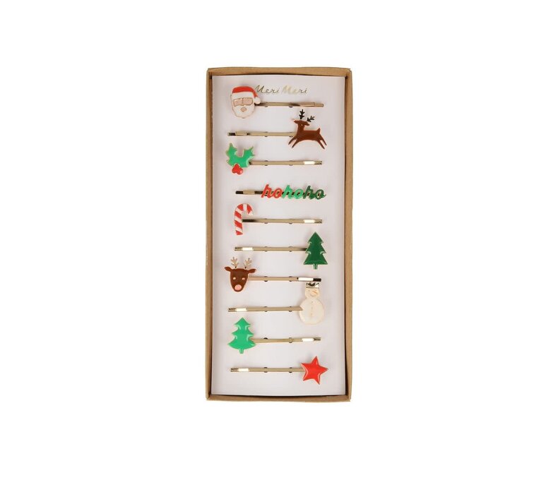 Christmas Enamel Hair Slides