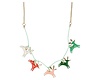 Reindeer Enamel Necklace