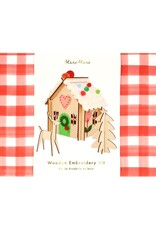 Meri Meri Wooden Embroidery Gingerbread House Kit