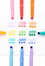 Ooly Confetti Stamp Double-Ended Markers