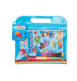 Ooly Mini Traveler Coloring & Activity Kit