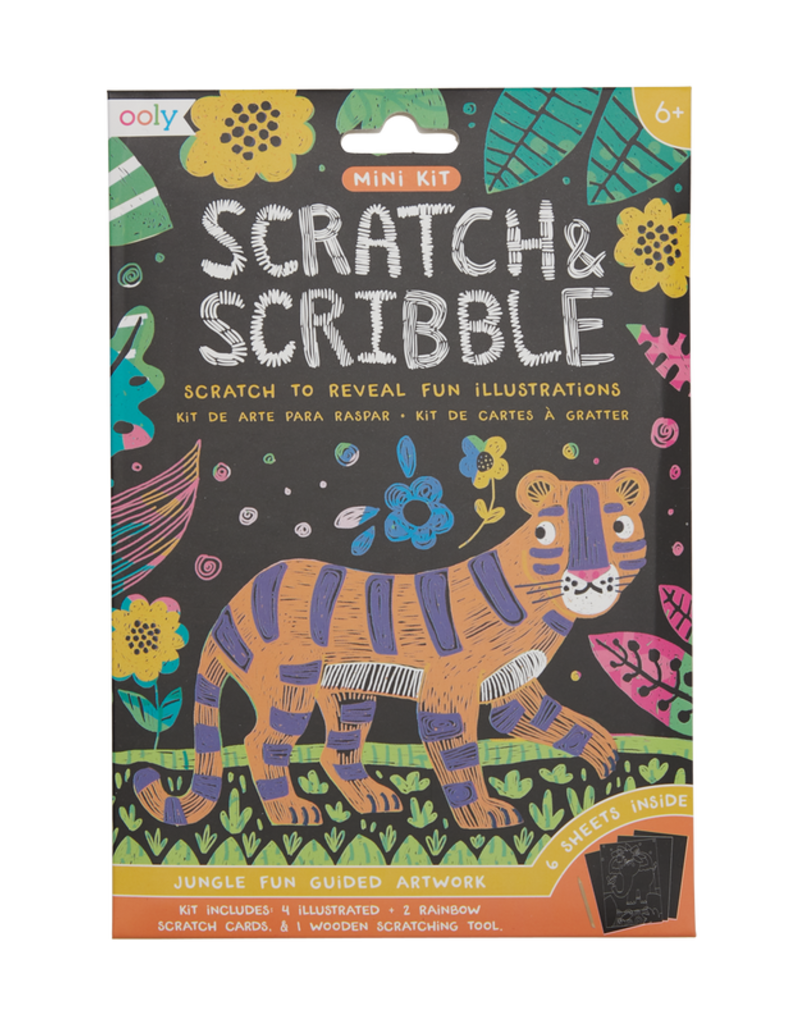 Ooly Mini Scratch and Scribble Art Kit