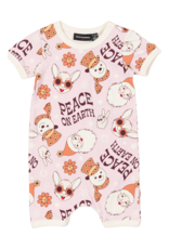 Rock Your Baby Peace on Earth Playsuit