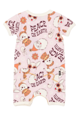 Rock Your Baby Peace on Earth Playsuit