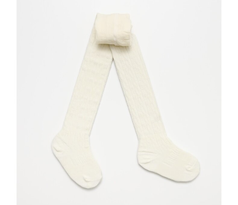 Kids Merino Wool Cable Tights