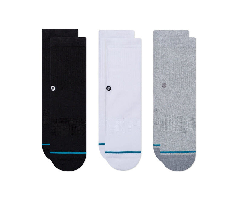 Icon Kids Crew Socks 3 Pack