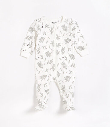 Laurel Leaves Print Sleeper